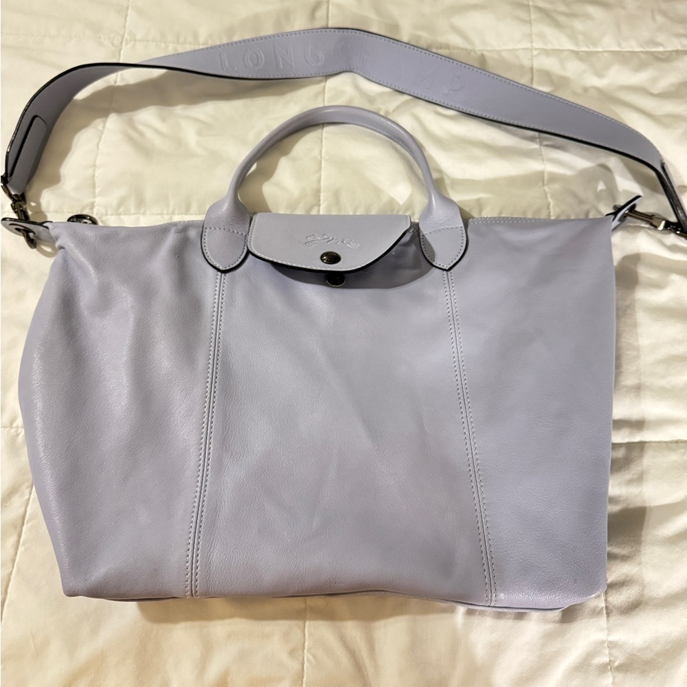 Longchamp Le Pliage Cuir Large